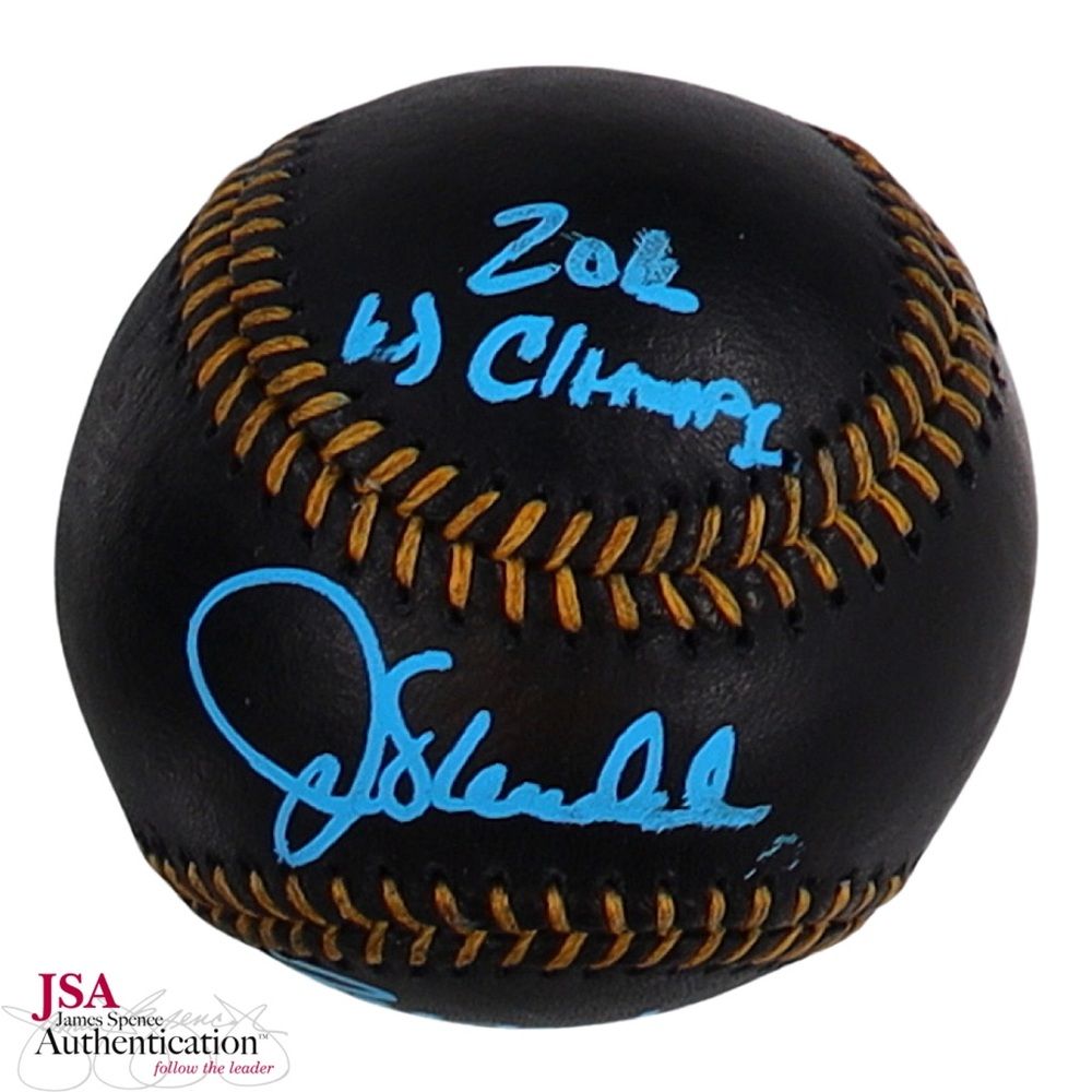 Joe Maddon Cubs Signed Baseball inscribed 2016 World Series Autograph —JSA COA
